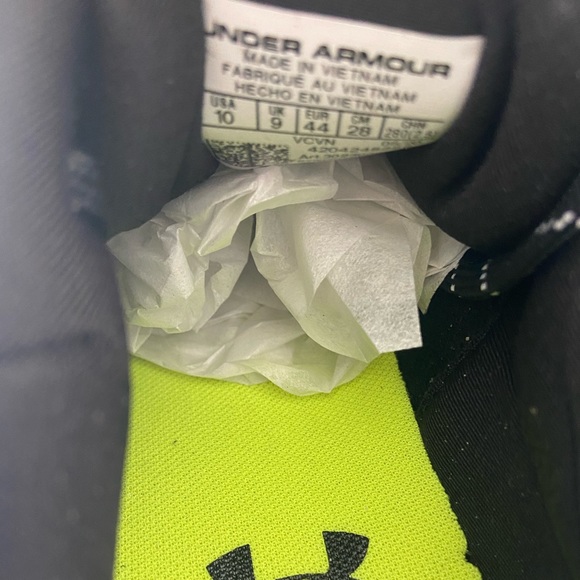 Under Armour yard turf baseball shoes black NEW 10 - Picture 6 of 7